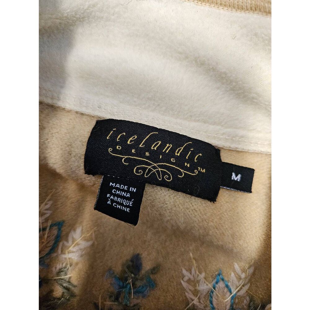 Icelandic Design Embroidered Wool Jacket Womens S… - image 6